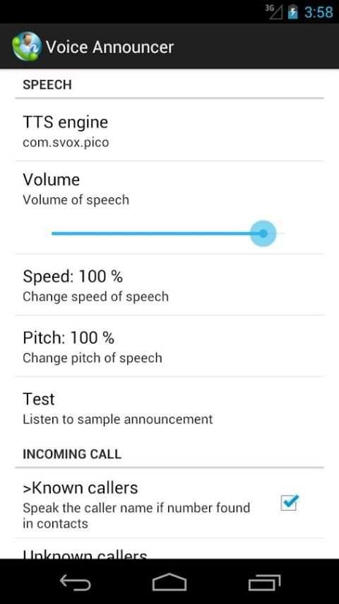 Call announcer 2 تصوير الشاشة