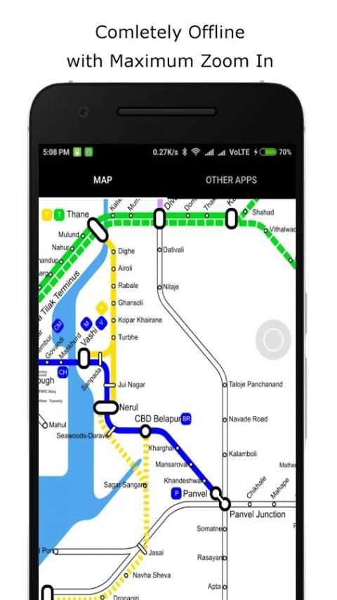 Mumbai Local Train Map 1 تصوير الشاشة