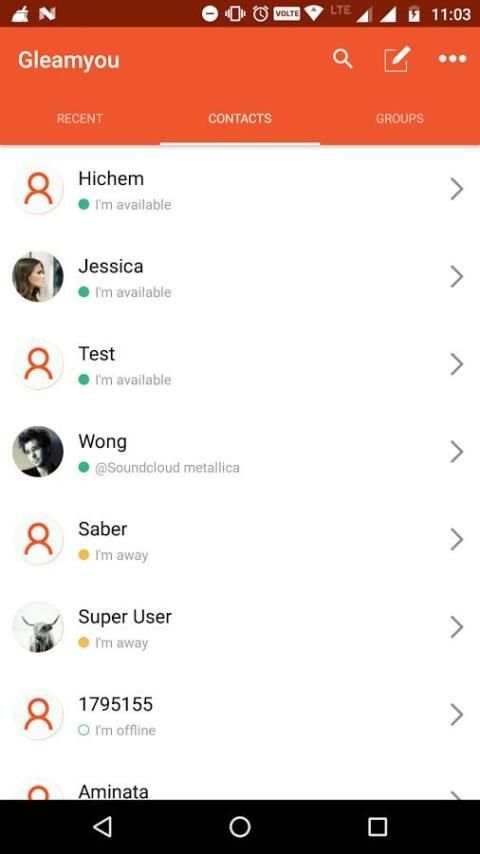Gleamyou messenger screenshot 3