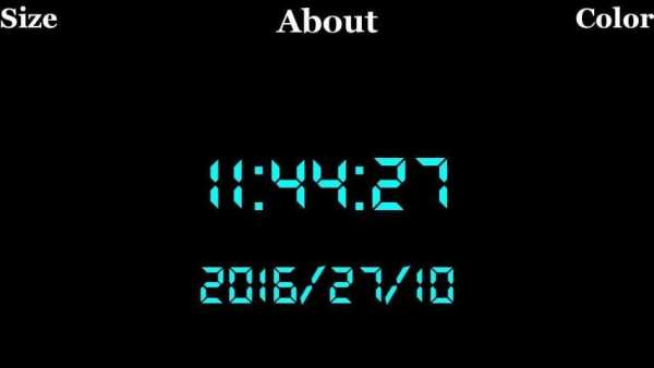 Digital clock(+ date) screenshot 3
