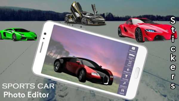 Sport Car Photo Editor 3 تصوير الشاشة