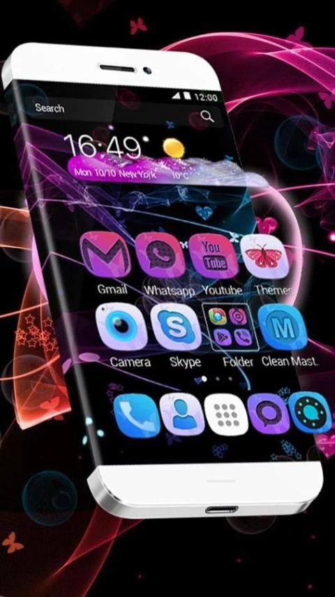 Glow Butterfly - Launcher Theme screenshot 5