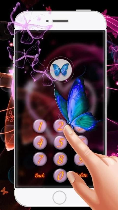 Glow Butterfly - Launcher Theme screenshot 2
