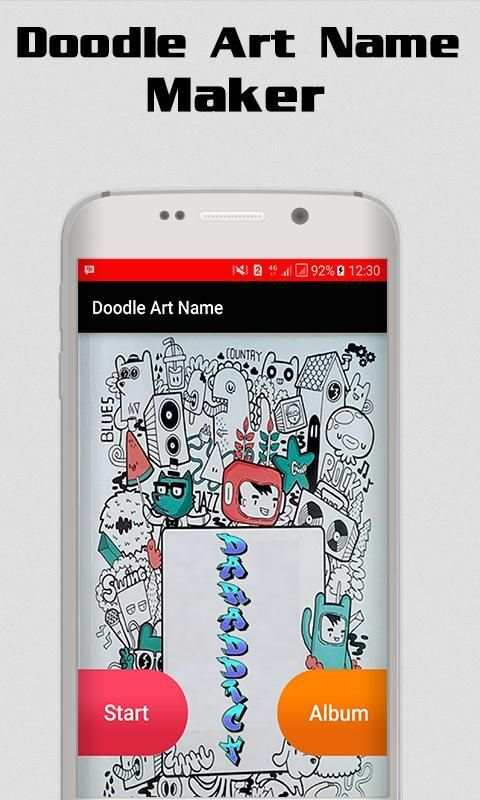 Doodle Art Name - Doodle Maker 7 تصوير الشاشة