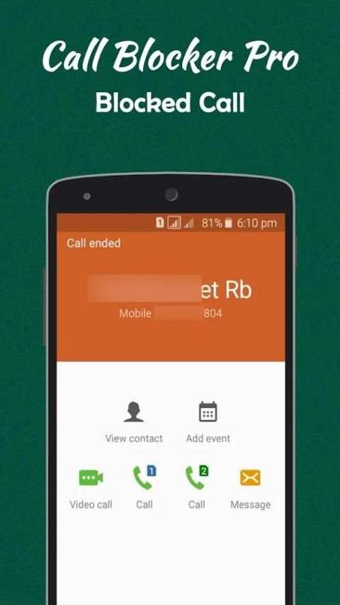 Call Blocker Pro скриншот 2