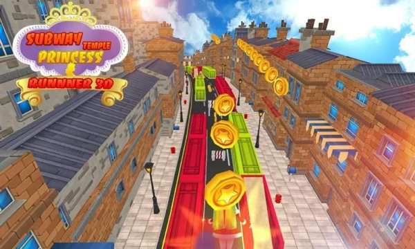 In Subway Princess Run Temple Runner 3D Game 3 تصوير الشاشة