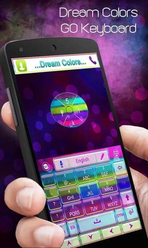 Dream Colors Go Keyboard Theme screenshot 4