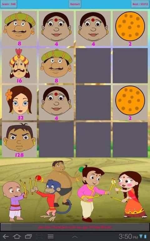 Chhota Bheem 2048 Game screenshot 3