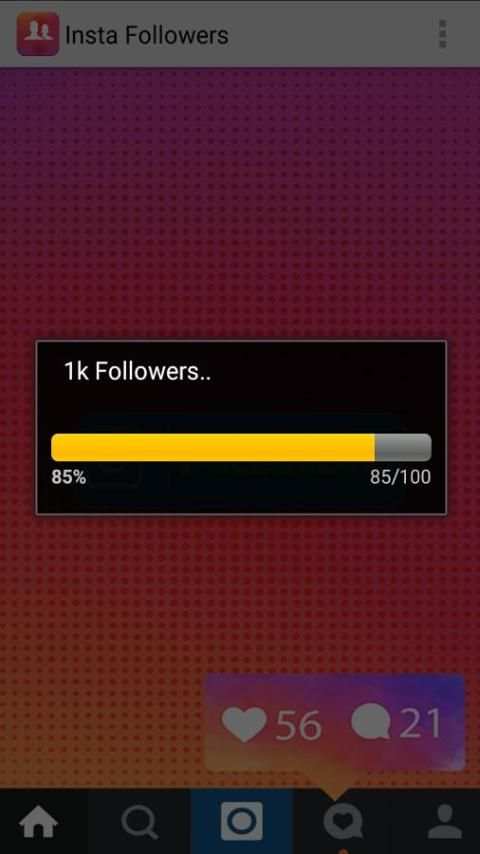 Get Insta Followers pro 2017 simulator скриншот 1