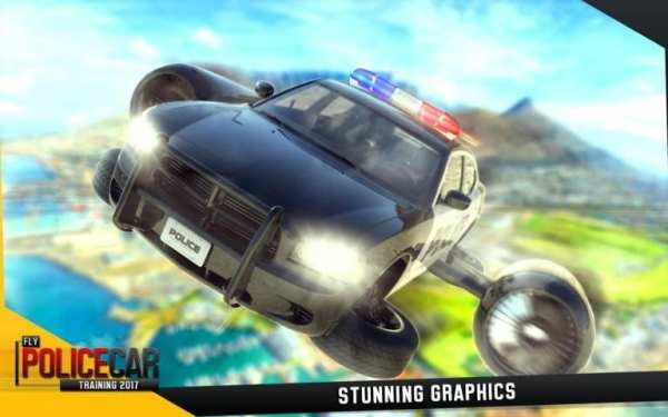 Flying Police Car Training screenshot 4