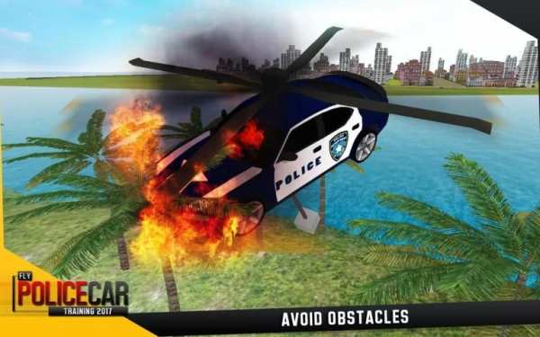 Flying Police Car Training screenshot 3