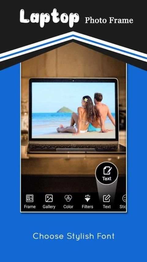 Laptop Photo Frame 4 تصوير الشاشة