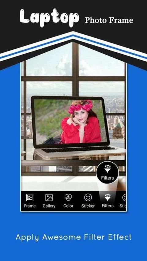 Laptop Photo Frame 2 تصوير الشاشة