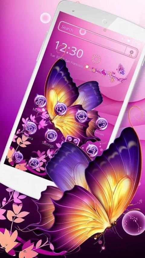 Scintillating Butterfly Theme 5 تصوير الشاشة