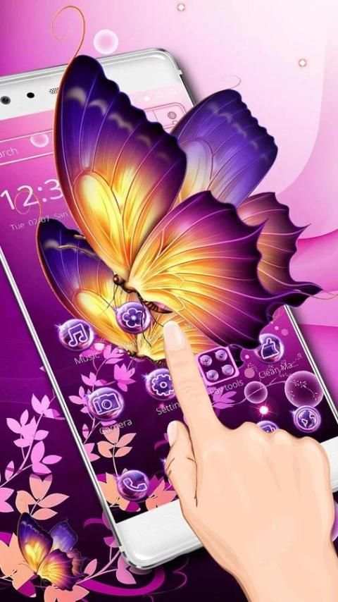 Scintillating Butterfly Theme 4 تصوير الشاشة