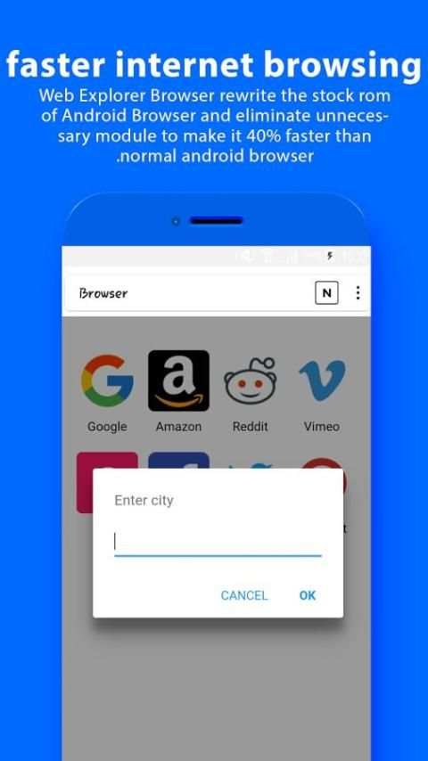 web browser and web explorer screenshot 1