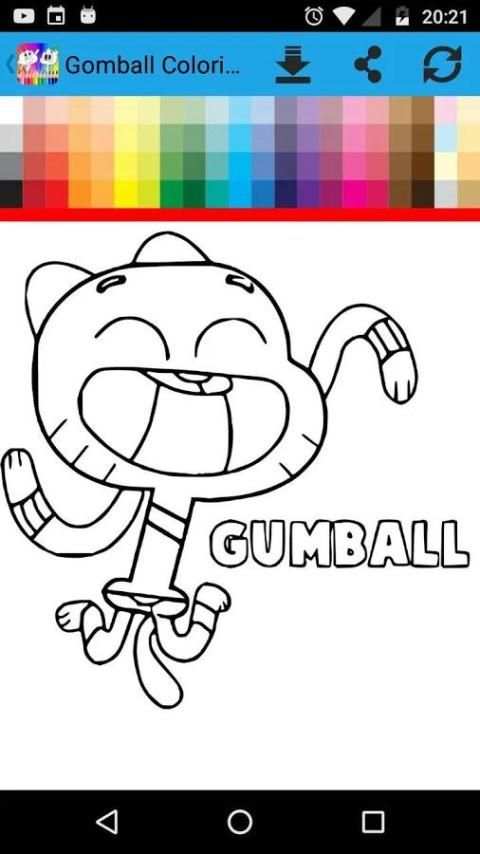 gom ball coloring game скриншот 2