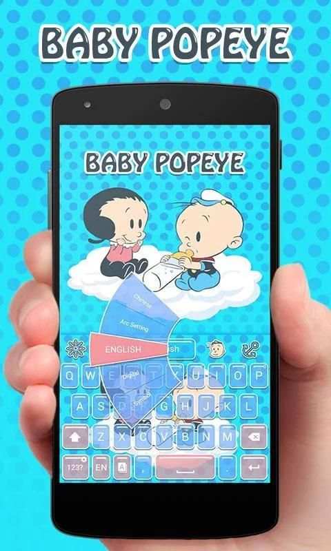 Baby Popeye GO Keyboard Theme screenshot 5
