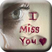 Miss You Photo Frame