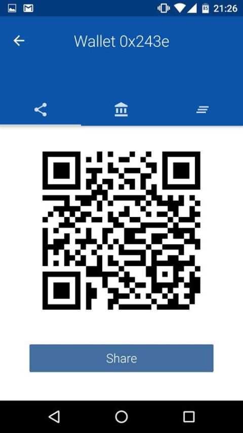 Universe - Ethereum Wallet скриншот 1