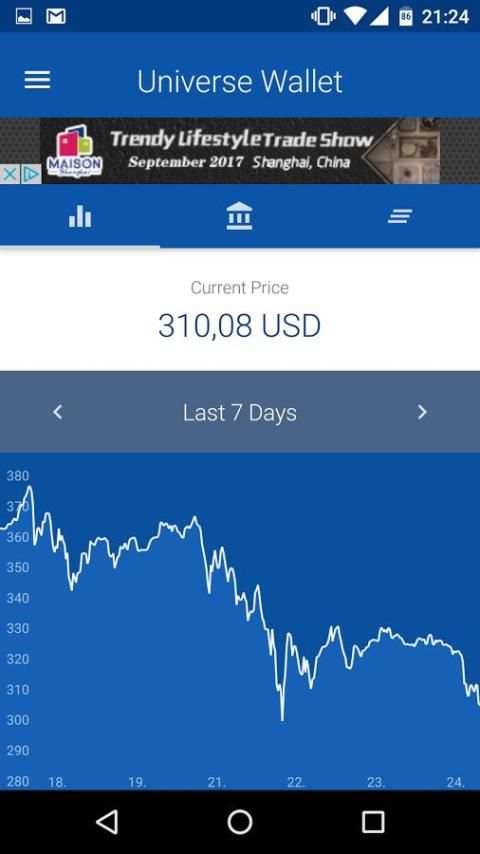 Universe - Ethereum Wallet скриншот 7
