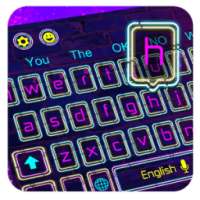 Keyboard Malam Neon