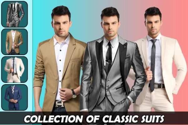 Stylish Men Suits Photo Editor скриншот 1