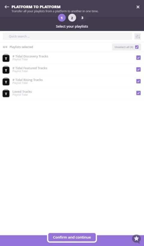 Soundiiz: transfer your playlists скриншот 5