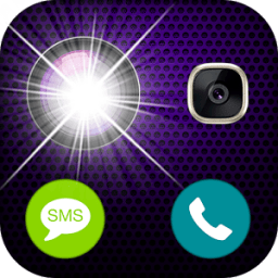 Flash alerts Call And SMS free أيقونة