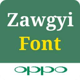 Zawgyi Oppo Font 1.2