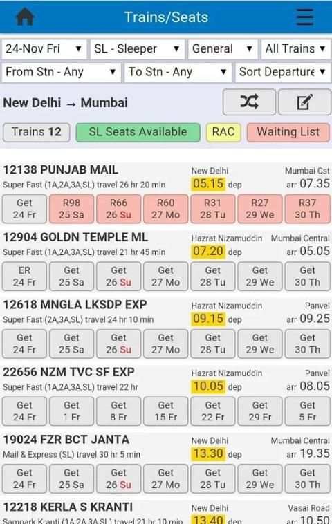 Indian Rail info, PNR Status & Ticket Booking screenshot 5