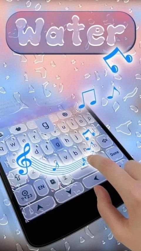 Water GO Keyboard Theme screenshot 5