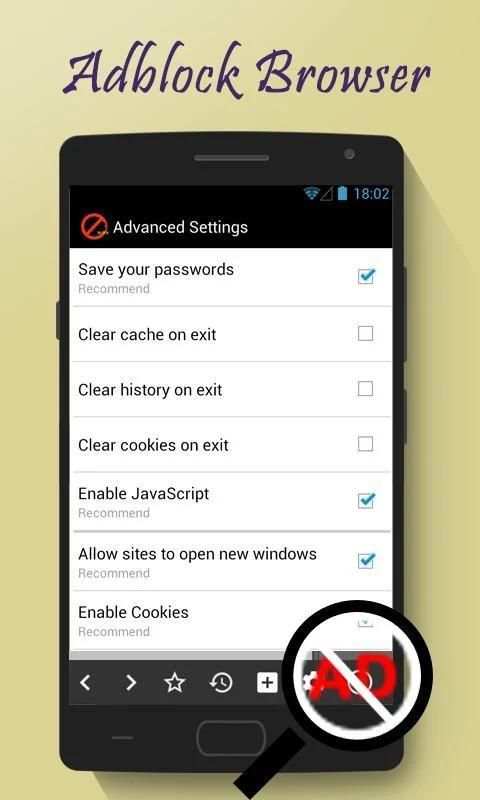 No Ad Internet Browser screenshot 2