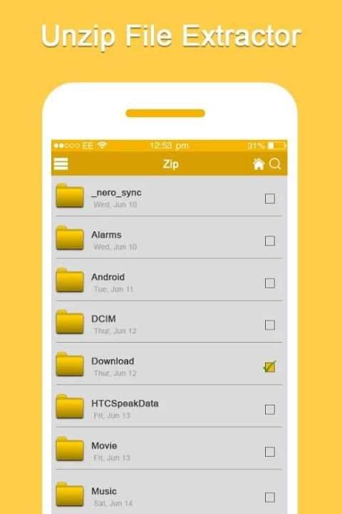 Unzip, Zip File Extractor screenshot 4