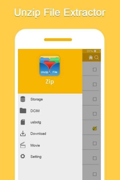 Unzip, Zip File Extractor screenshot 1