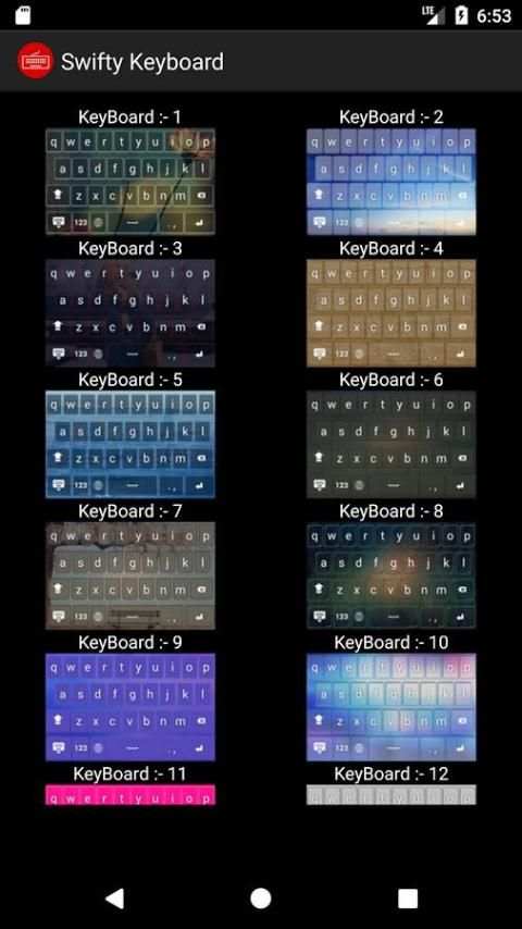 Swifty Keyboard скриншот 3