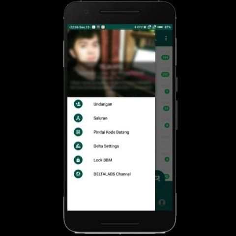 DELTA BBM TEMA WHATSAPP screenshot 3