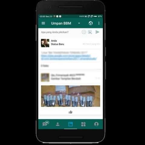 DELTA BBM TEMA WHATSAPP screenshot 1