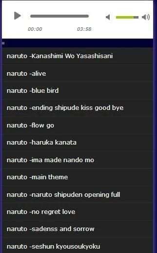 lagu naruto lengkap screenshot 2