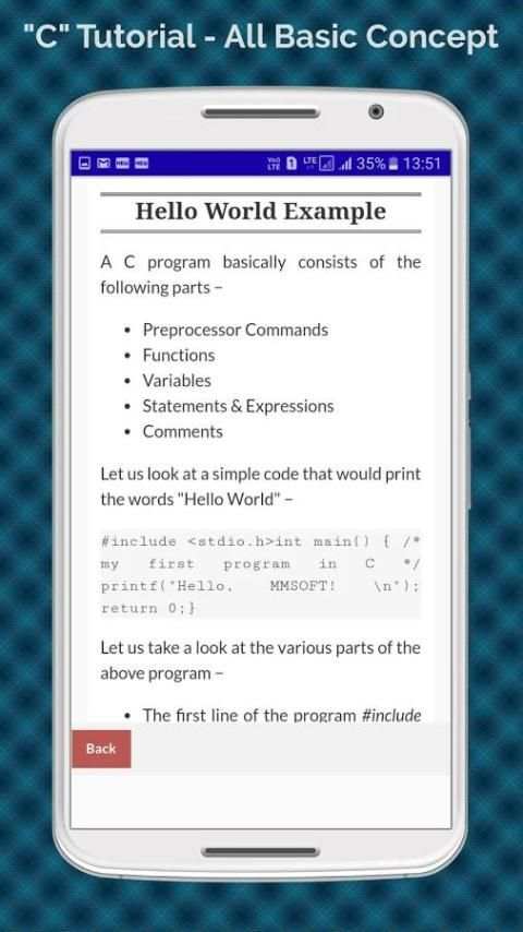 C Programming language Tutorial Offline App скриншот 11