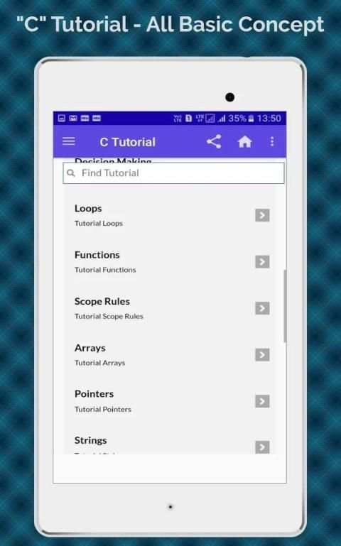 C Programming language Tutorial Offline App скриншот 3