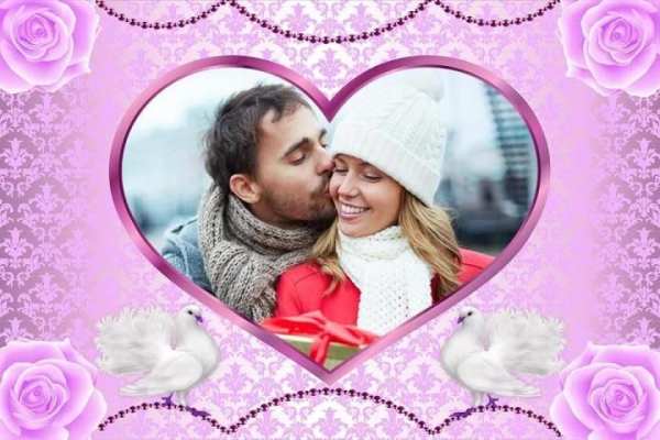 Romantic Love Photo Frames : Love Photo Frame скриншот 1