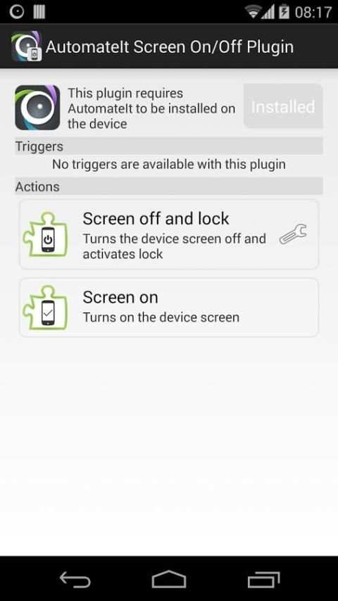 AutomateIt Screen On-Off&Lock 4 تصوير الشاشة