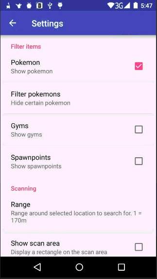 Pokémon Radar скриншот 2