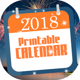 Printable Calendar 2018 ✽ أيقونة