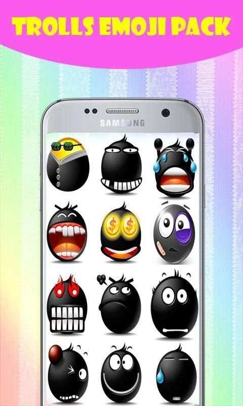 Troll Emoji Face (emoticons) скриншот 4