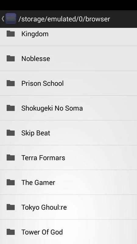 Manga Browser - Manga Reader screenshot 1