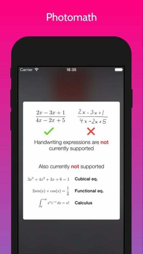 Guide for Photomath - Camera Calculator скриншот 1