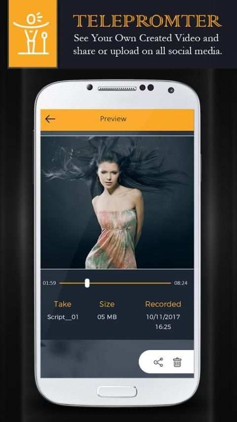 Smart Teleprompter Video Creator 1 تصوير الشاشة
