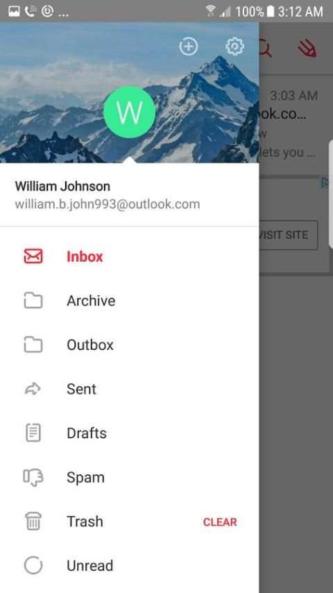 Email App - Fast Mail for Android 6 تصوير الشاشة